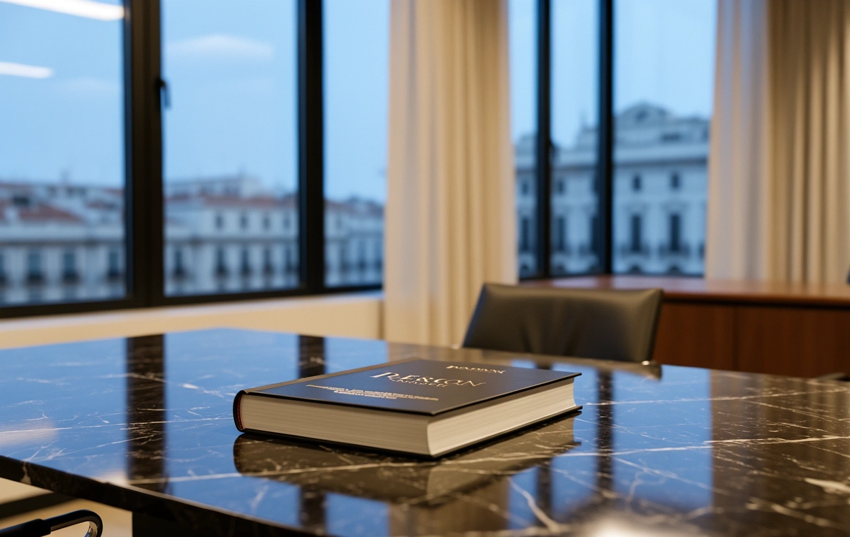 Interior de oficina financiera en Sevilla